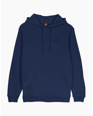 Santa Cruz Tonal Opus Dot Stripe Hoodie - Blue