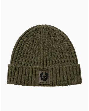 Belstaff Plated Watch Hat Khaki - Green