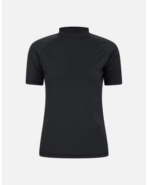 Mountain Warehouse Ladies Uv Protection Rash Guard - Black