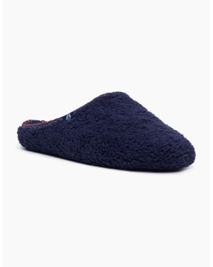 Hush Puppies Good Teddy Polyester Slippers - Blue