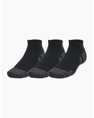 Under Armour Adult Performance Tech Socks (Pack Of 3) - Black