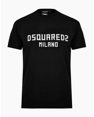 DSquared² Milano Cool Fit T Shirt - Black