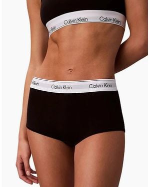 Calvin Klein Icon Cotton Modal Boy Short - Black