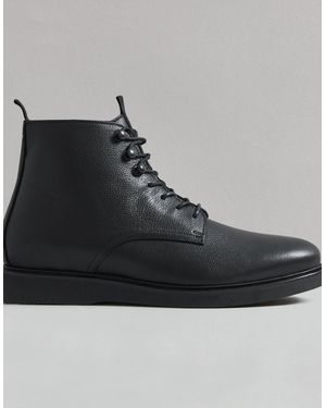 Hudson Jeans Holbrook Leather Boot - Black