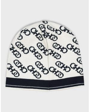 Jimmy Choo Logo Wool Blend Beanie - Blue