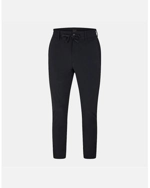 BOSS Solid Patterned Tapered Chinos - Blue
