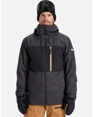 Quiksilver Sycamore Printed Ski Jacket - Blue