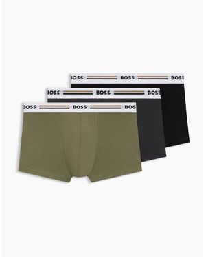 BOSS Pack Of Revive Trunks - Green