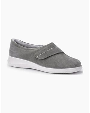 Hotter Wrap Slippers - Grey