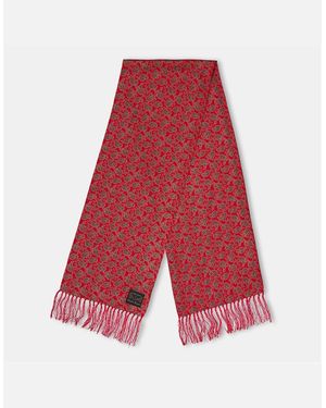 Luke 1977 Paisley Oblong Scarf - Red