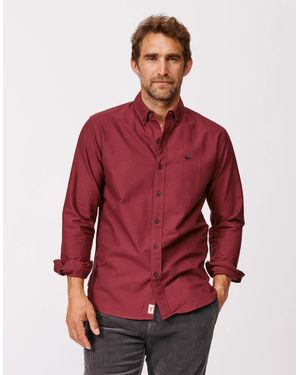 aubi Alder Oxford Shirt - Red