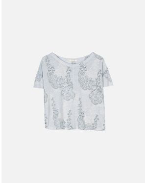 White Stuff Tumble Floral Jersey Tee Aw17 - White