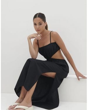 Pretty Lavish Artie Cut Out Midaxi Dress - Black