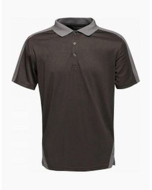 Regatta Professional Contrast Coolweave Polo Shirt - Black