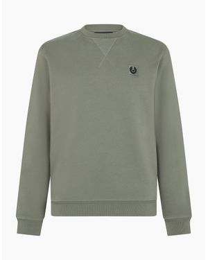 Belstaff Patch Logo Sweatshirt - Green