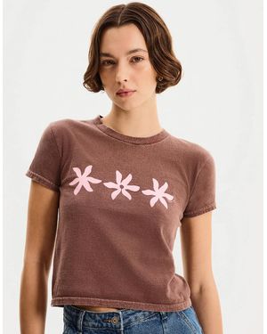 OMNES Trio Baby T-Shirt - Brown