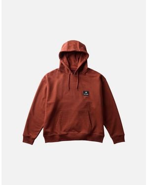 Snow Peak Snow Peak Nsd Square Logo Hoodie - Red