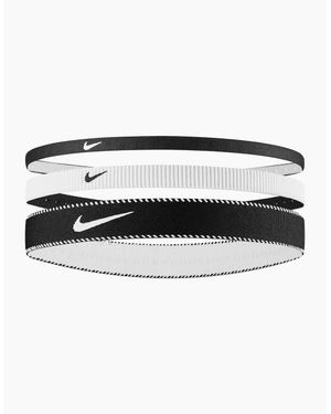 Nike Classic Mixed Flexible Headband (Pack Of 3) - White