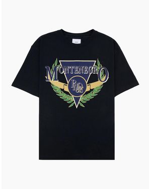 Rhude Montenegro Regatta Tee Vintage - Black