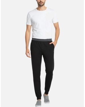 Lyle & Scott Pyjama Set T Shirt Trousers Sleepwear Loungewear Lounge Set - White