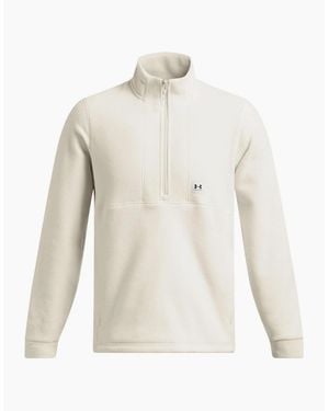 Under Armour Funnel Neck High Collar Long Sleeve Warm Sweatshirt - White