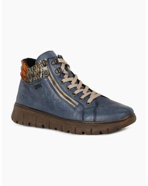 Rieker Oxbridge Ankle Boots - Blue