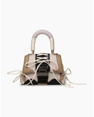 Steve Madden Bdiego Tote Textured With-Tone Hardware - White