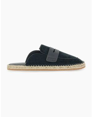 Paul & Shark Taormina Suede Mules - Blue