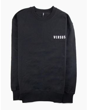 Versus Versace Versus Embroidered Lion Logo Sweatshirt - Blue