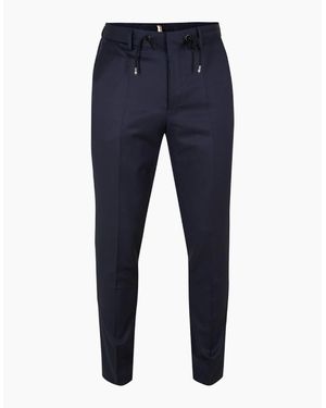 BOSS H Genius Ds B1 10236006 01 Straight Leg Trousers - Blue