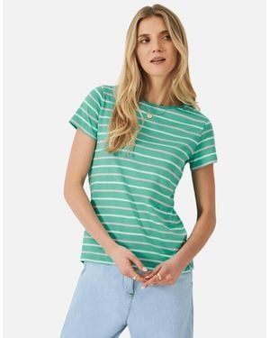 Crew Breton T-Shirt - Blue