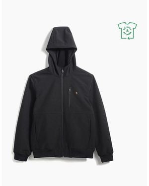 Farah Rudd Softshell Hooded Sweatshirt - Black