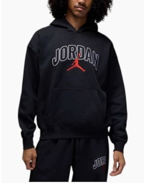 Nike Jordan Hoodie Oversized Fleece Pullover - Blue