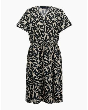 Regatta Ladies Elona Abstract Floral Midi Dress - Black