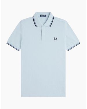 Fred Perry Twin Tipped Polo Shirt - Blue