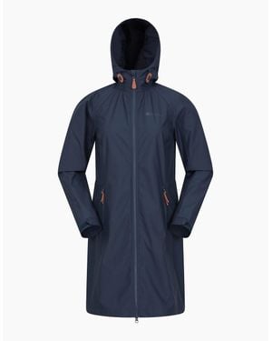 Mountain Warehouse Ladies Ioana Longline Soft Shell Jacket - Blue