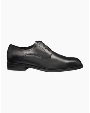 BOSS Tayil_Derb Leather Derby Shoes - Black