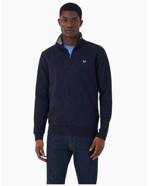 Crew Classic Half Zip Sweatshirt - Blue