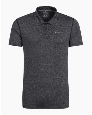 Mountain Warehouse Agra Stripe Polo Shirt - Black