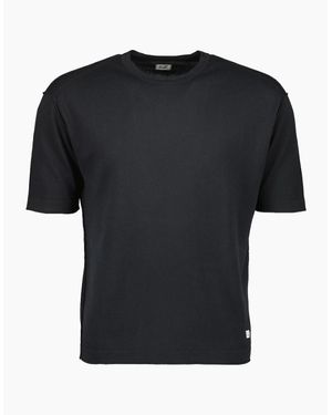 C.P. Company Sea Island Knitted T-Shirt - Black