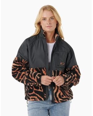 Rip Curl Rip Curl Keepsakes Polar Tiger Full Zip Fleece - Grey