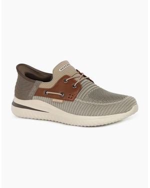 Skechers Delson 3.0 Roth Slip - Brown