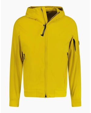 C.P. Company Softshell Hooded Arm Lens Jacket - Yellow