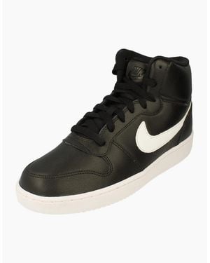 Nike Ebernon Mid Trainers Aq1773 002 - Black