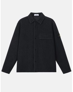 Stone Island Compass 1200034 Overshirt Dark - Blue