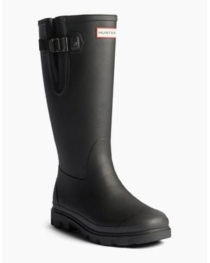 HUNTER Field Downpour Wellingtons - Black
