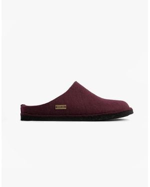 Haflinger Soft Mules Bordeaux - Red