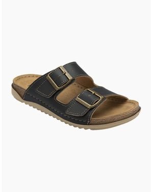 Lotus Rome Mules - Brown