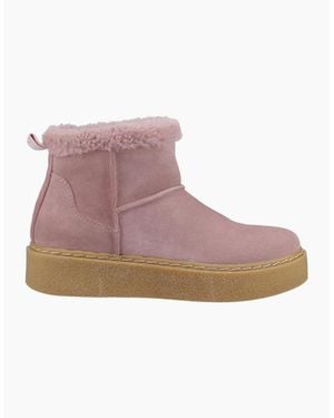 Hush Puppies Becca Ankle Boots Blush - Purple