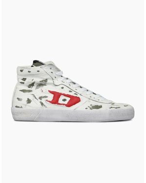 DIESEL S Leroji Mid High Top Trainers - White